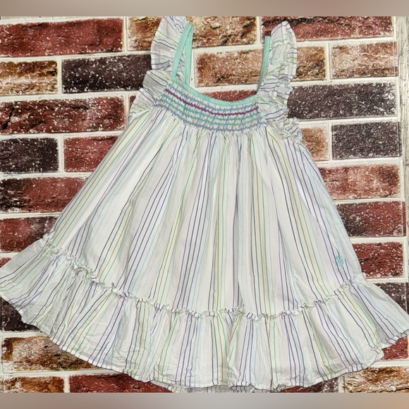 Well Dressed Wolf Other - Well Dressed Wolf smocked party stripe top tunic Size 8 girls boutique top only